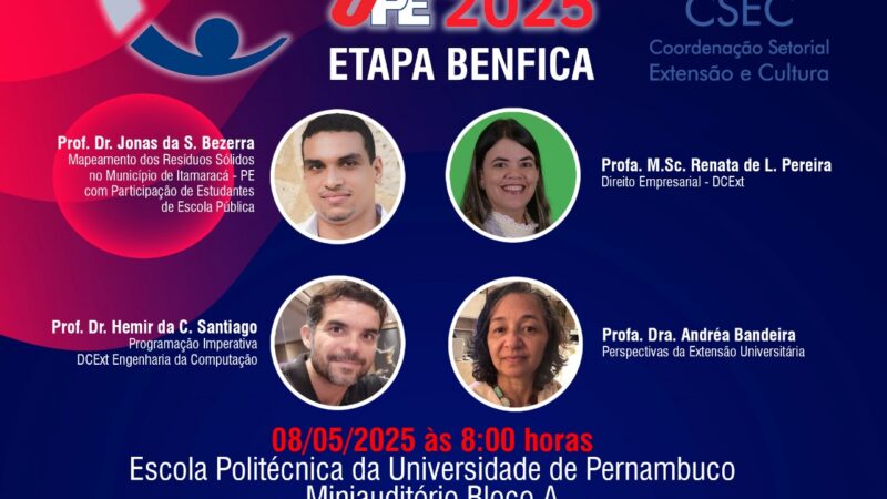 Fórum de Extensão UPE 2025 – Etapa Benfica