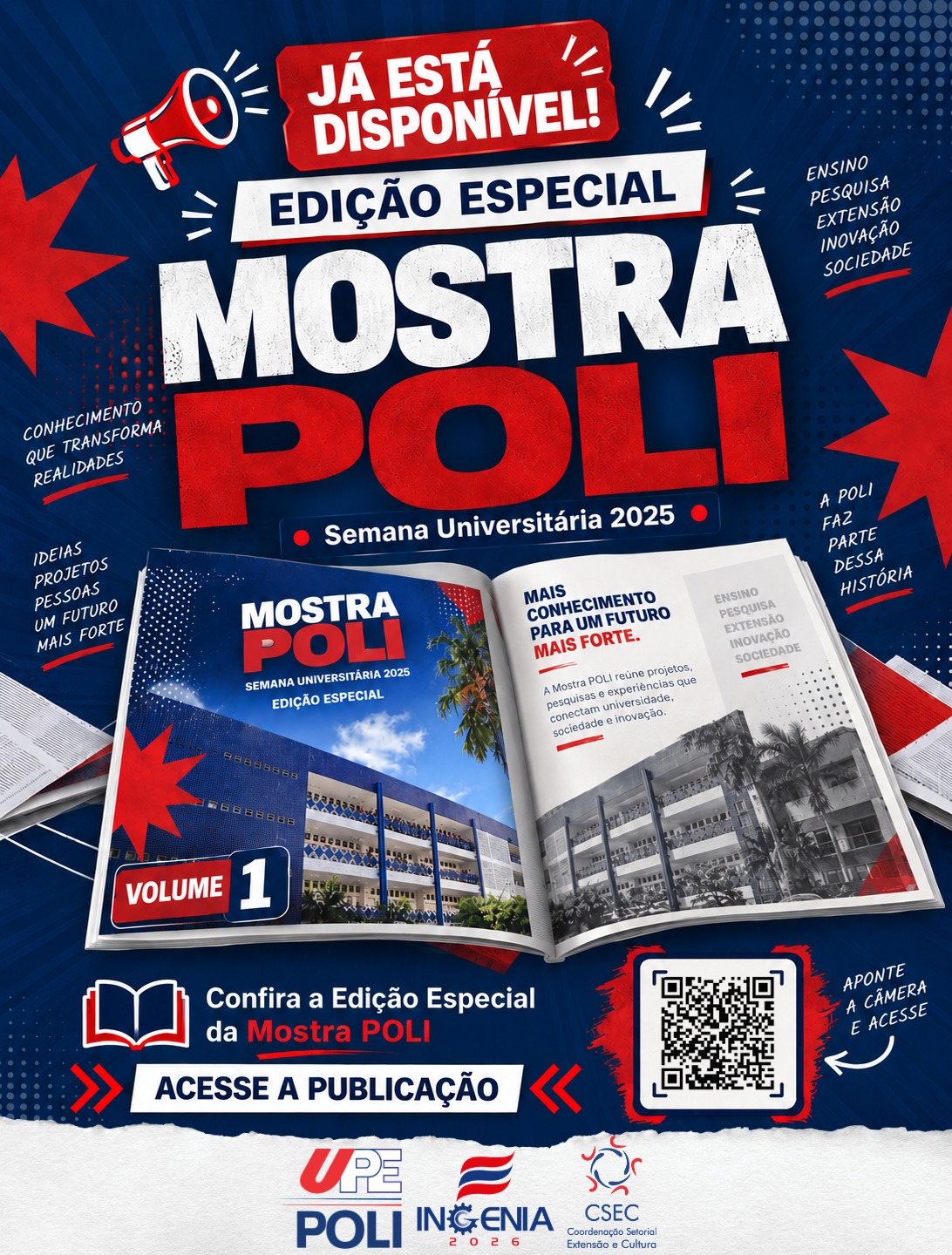 Edição Especial da Mostra POLI – Semana Universitária 2025 (Vol. 1 e Vol. 2)