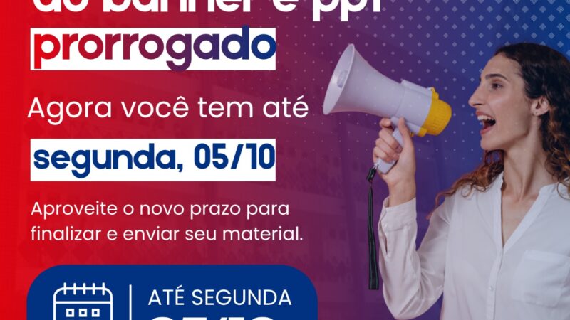 📢 MOSTRA POLI 2026 – PRAZO PARA ENVIO DO BANNER e PPT PRORROGADO!
