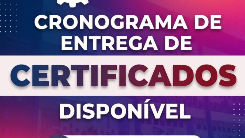 Cronograma de Disponibilização dos Certificados – Mostra POLI 2026